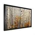 thumbnail image 2 of Designart "Autumn Birch Tree Elegance in Fall" Landscapes Framed Wall Art Decor - Country Orange Tree Living Room Framed Canvas Art, 2 of 6