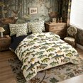 thumbnail image 2 of Meiyoeat Retro Rustic Fish Print Full Size Bedding Sets 7 Pieces,Fishing Theme Wildlife Pattern Full Size Bed In A Bag, 2 of 6