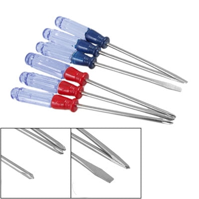 Flathead Slot Crosshead Phillips Screwdriver Set 6 Pcs | Walmart Canada
