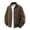 Brown, variant on Mens Lightweight Jackets Button Down Casual Corduroy Lapel Jacket Vintage Fall Outerwear with Pockets Classic Coat (Light Green,Large)