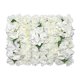 thumbnail image 4 of Panel de flores de rosas Panel de flores artificiales Fondo decorativo de rosas para boda Blanco, 4 of 9