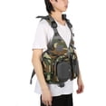 thumbnail image 1 of YLSHRF Fishing Vest Camouflage Multi-Pockets Adjustable Oxford Cloth Travel Vest, 1 of 8