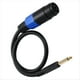 thumbnail image 3 of Cable de Altavoz Speakon Macho de 1/4 Pulgada A Hembra. Adaptador de Speakon A Mono de 6,35 mm. Adaptador de Enchufe de Altavoz de 1/4 Pulgada A Conector Twist Lock., 3 of 5