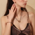 thumbnail image 3 of Layer Necklace Double Chain Pendant Necklace Elegant Statement Jewellery, 3 of 11
