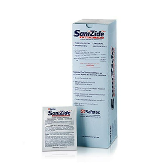 Sanizide 922-10059PK50 Disinfectant Packets, 0.334 fl. oz - Pack of 50
