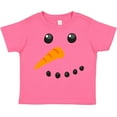 thumbnail image 3 of Inktastic Snowman Face Boys or Girls Toddler T-Shirt, 3 of 5