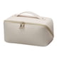 thumbnail image 1 of Bolsa de viaje para cosméticos de gran capacidad, bolsa de maquillaje, bolsa organizadora de maquillaje de cuero PU portátil e impermeable, 1 of 5