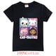 thumbnail image 1 of Ropa de casa de muñecas para niñas de 2 a 10 años con capucha Princesa Dibujos animados Gatos lindos Deportes y camisetas de ocio zhangmenya LED, 1 of 2