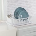 thumbnail image 3 of Sterilite 2 Piece Sink Set - White, 3 of 5