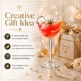 thumbnail image 4 of Bird Bam Glasses Set of 4/2/1 – 5oz Bird Shaped Cocktail Wine Glass, Unique Crystal Glass for Champagne, Mixed Drinks, Party Wedding Decor 1PC, 4 of 7