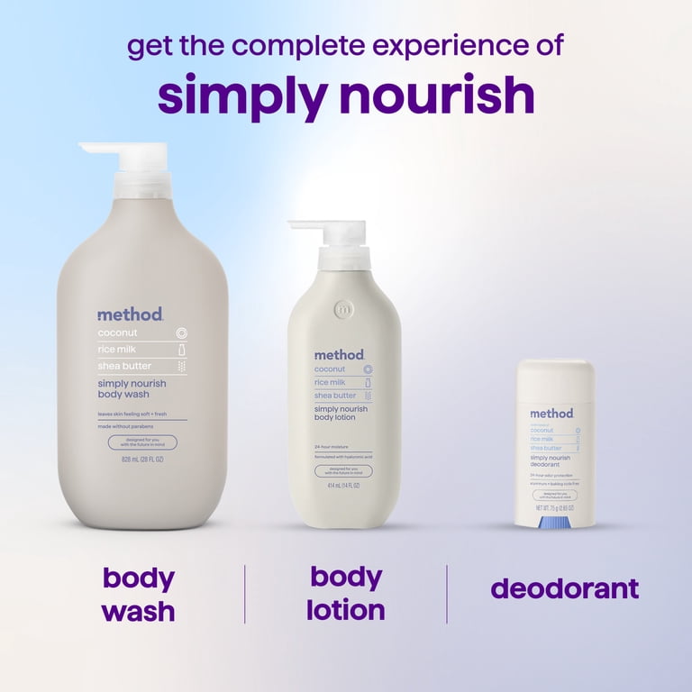 Method Simply Nourish Body Wash, Coconut & Shea, 28 oz photo 8