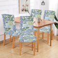 thumbnail image 2 of Yayeee 2 Pack Dining Chair Covers Stretch Parson Chairs Slipcovers Seat Protector, Vibrant Hydrangeas Pattern, 2 of 6