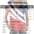 thumbnail image 3 of Iaqnaocc 4th Of July Womens Tops Independence Day V Neck Short Sleeve 250th Anniversary Usa Shirt Patriotic American Flag Stars Tee Shirts American Flag July 4th Celebration Tee Tops Navy XXL, 3 of 7