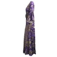 thumbnail image 3 of Liacowi Women Bohemian Long Dress Long Flared Sleeve A-Line Dress Plus Size Flowy Sundress S-3XL, 3 of 5