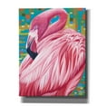 thumbnail image 1 of Epic Graffiti 'Fabulous Flamingos II' by Carolee Vitaletti, Canvas Wall Art, 26"x34", 1 of 3