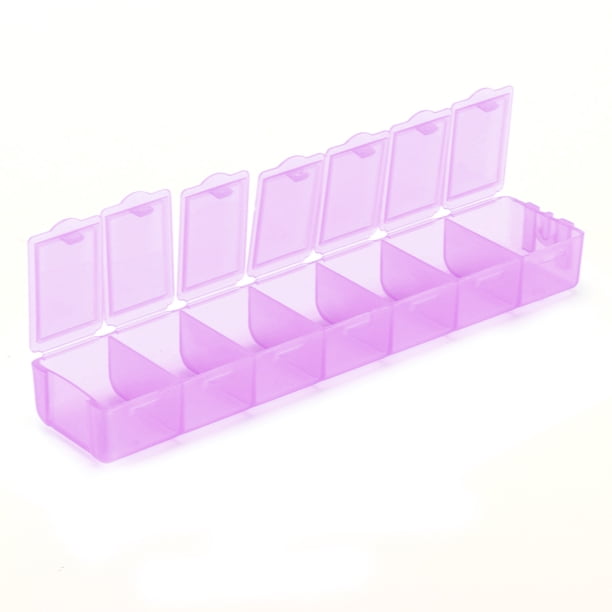 Almacenamiento de Plástico con Divisores Caja Organizadora de 7 Rejillas para Abalorios Arte Manualidades Joyería Aparejos de Pesca Suministro de Arte ANGGREK Otros