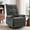 Dark Grey, variant on GEEYOO 360°Swivel Rocker Recliner Chair for Adults with Side Pockets,Small Recliner Chair for Small Spaces,Modern Swivel Glider Recliner for Living Room,Linen,Dark Grey