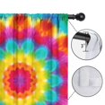 thumbnail image 4 of Blackout Kids Curtains,Colorful Tie Dye Mandala Pattern Childrens Insulated Curtains Set Of 2,Bedroom Essentials,Toddler Room Decor 42"x54", 4 of 5