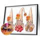 thumbnail image 1 of Kit de dibujo de diamante de imitación de gnomo de forma redonda de taladro completo DIY 5D para dormitorio Likrtyny decoración de arte, 1 of 9