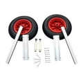 Inflatable Boat Dolly Transom Launching Wheels