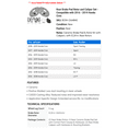 thumbnail image 2 of Rear Brake Pad Rotor and Caliper Set - Compatible with 2016 - 2019 Honda Civic 2017 2018, 2 of 2
