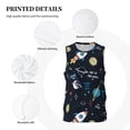 thumbnail image 3 of Pofeuu Space Print Basketball Jersey, Shirts for Men Youth Basketball Jersey Crew Neck-Medium, 3 of 6
