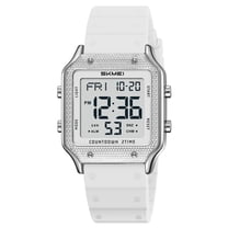 SKMEI Watches for Women Outdoor Sport Digital Watch Waterproof Chronograph Womens Wristwatch with Alarm/Back Light/Dual Time