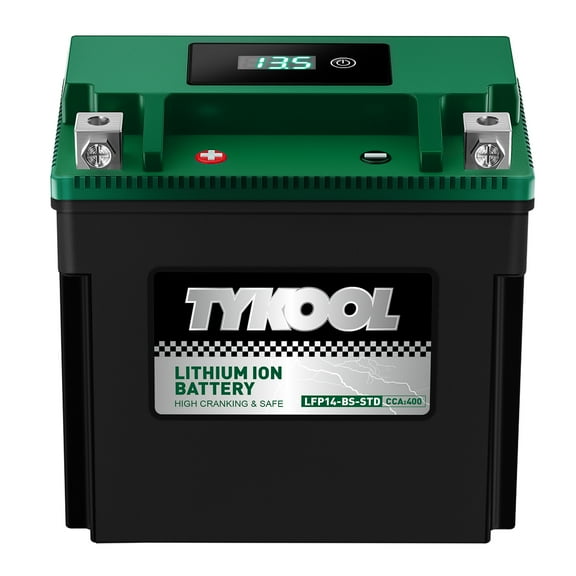 YTX14-BS 400CCA 12V 7AH Lithium Powersports Battery,Motorcycle Battery,Starting Battery for ATV,UTV,Scooter,Snowmobile,Jet Ski