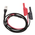 thumbnail image 2 of 4 Pies BNC Q9 a Cables de Prueba de 4 Mm Recubiertos de Conector Banana Tipo Cable de Sonda 500V / 5A Zulema Cable BNC a doble banana de 4 mm, 2 of 8