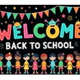 thumbnail image 4 of Colorful Design Back to School Banner Educational Theme Welcome Decoration for Classroom Decor School Event Kids Party, 4 of 4
