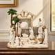 thumbnail image 1 of Conjunto de figuras del Nacimiento, figuras religiosas de Jesús, colección de adornos, decoración de mesa, familiares en miniatura para oficina., 1 of 8