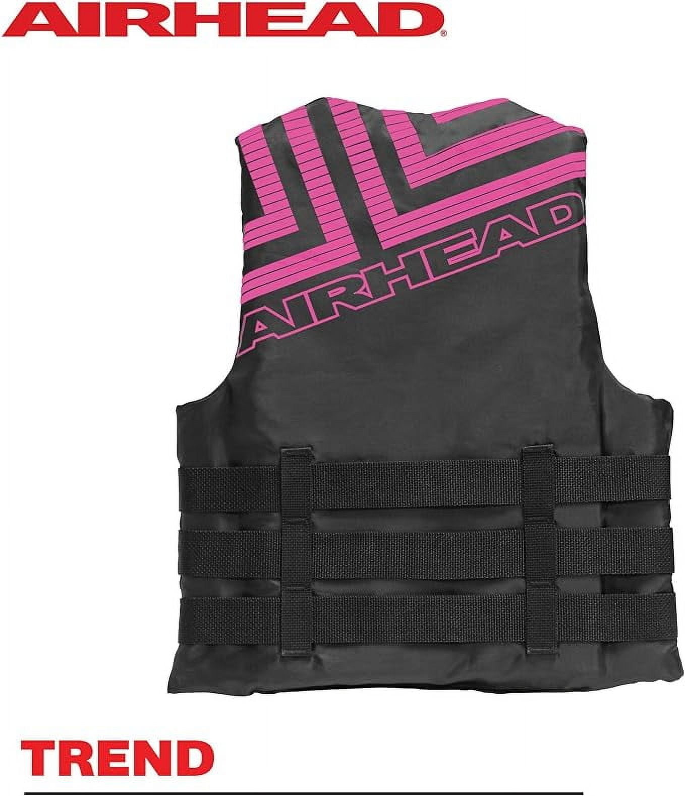 Airhead Trend Women's Life Jacket, L/XL, Hot Pink