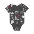 thumbnail image 2 of Rocae I Love Coffee for Baby Climbing Clothes Soft Baby Romper for Active Infants Comfortable and Breathable Crawling Jumpsuit Unisex Baby Outfit 9M, 2 of 8