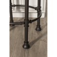 thumbnail image 4 of Hillsdale Casselberry 26.25" Metal Counter Stool in Distressed Walnut/Brown, 4 of 4