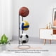 thumbnail image 2 of Ounissouiy Estante de baloncesto Estantes de almacenamiento de fútbol verticales Estantes de soporte de exhibición extraíbles de 3 niveles Almacenamiento y organización del hogar, 2 of 6