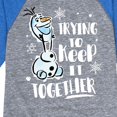 thumbnail image 3 of Frozen 2 - Trying To Keep It Together - Toddler And Youth Raglan Graphic T-Shirt, 3 of 6