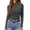 45# Gray, variant on Mock Turtleneck Womens Long Sleeve Shirts Ribbed Knit Thermal Tops Breathable High Neck Lightweight Pullover Sweater Stretch Fitted Base Layers Casual Fall Winter Undershirts Gray S