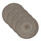 thumbnail image 1 of Uxcell 4 Pcs Manteles Individuales Redondos Tejidos, Mantel Lavable de 15 Pulgadas Resistente al Calor, Decorativo para Mesa de Comedor, Encimera, Café, 1 of 7