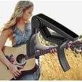 thumbnail image 3 of Capo, Guitar Capo, With 5-pack Picks, Guitar Capos, For Acoustic Guitar, Electric Guitar, 3 of 5