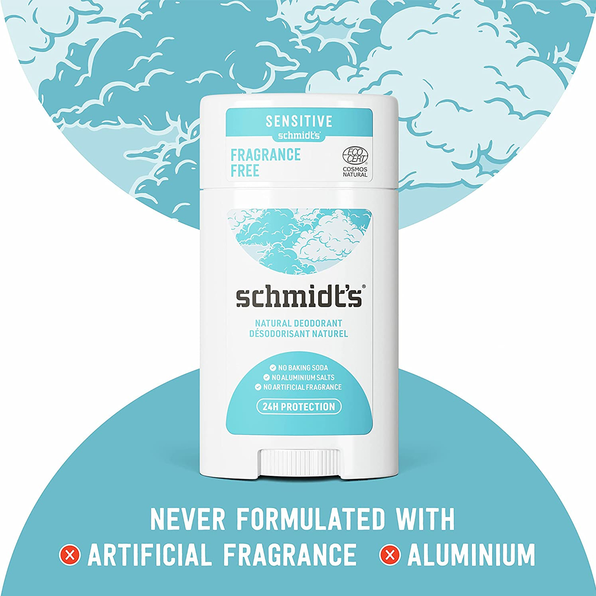 Schmidt's Aluminum Free Natural Deodorant for Sensitive Skin, 2.65 oz - image 5 of 7