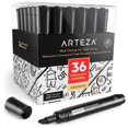 thumbnail image 1 of Marcadores Permanentes Arteza ARTZ-8711 Punta Cincel 36 Unidades Tinta Impermeable, 1 of 5