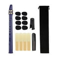 thumbnail image 3 of Milaget Mini Saxophone de Poche Saxophone Portable pour Joueurs d'Instruments Professionnels Bleu, 3 of 9