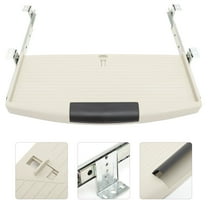 Hytrove 1Pcs Grey Keyboard Storage Box with Drawer Type for Office Desk