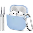 thumbnail image 1 of Funda de silicona Woyinger para AirPods 4.ª generación con llavero, 1 of 6
