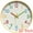 White, variant on Unique Bargains Non-Ticking Battery Operated Colorful Analog Wall Clock Multicolor