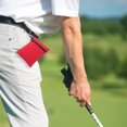 thumbnail image 1 of OUNONA Sac de Tee-Shirt de Golf Rouge Réutilisable avec Design à la Taille, Suspension Pratique et Rangement Sécurisé avec Fermeture Éclair, 1 of 6