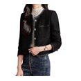 thumbnail image 4 of Womens Knit Design Cropped Jacket, 4 of 4