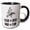 Black/White, variant on 3drose, Atv Rain Equals Mud and Mad Equals Fun, 11oz Two-tone Black Mug