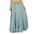 thumbnail image 1 of Phagun Jupe Longue Maxi de Resort en Coton pour l'Été, 1 of 5