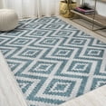 thumbnail image 4 of JONATHAN Y SANTA MONICA 3 x 5 Area Rug, Sintra Diamond Tribal - Blue/Gray, SMB116A-3, 4 of 9